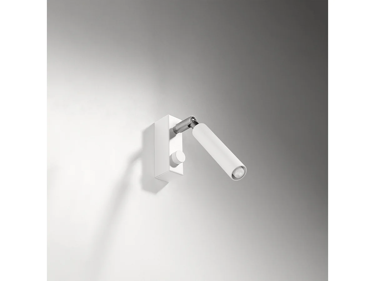 Kinkiety nowoczesny Astix, aluminium - 1 źródło światła 4000K - L.3 x H.20 cm - biały 4751195 - obrazek 1