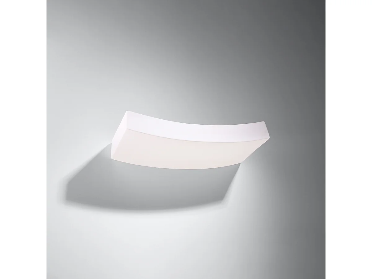 Kinkiety nowoczesny Shira, ceramika - 2 źródło światła 4000K - L.36 x H.4.5 cm - biały 4751199 - obrazek 1