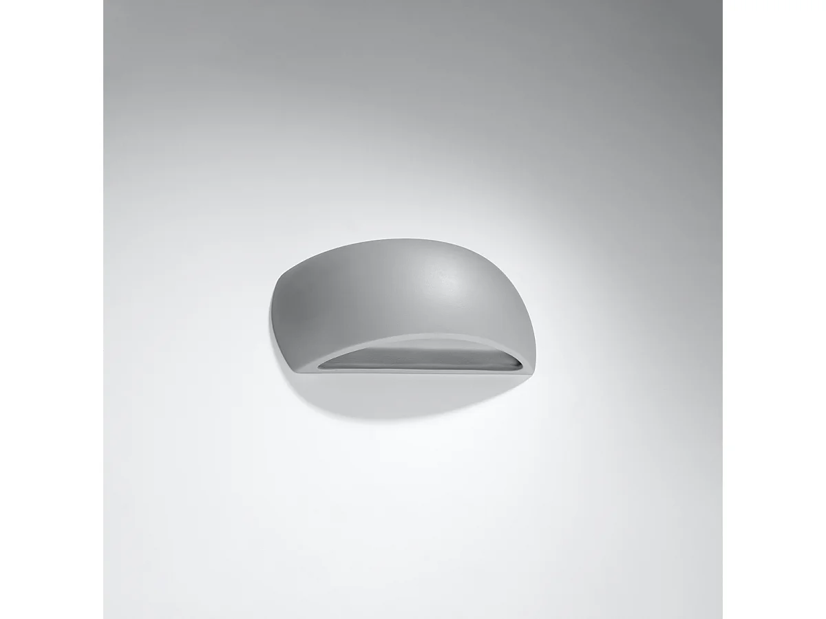 Kinkiety nowoczesny Torow, ceramika - 1 źródło światła 4000K - L.32 x H.14 cm - szary 4751268 - obrazek 1