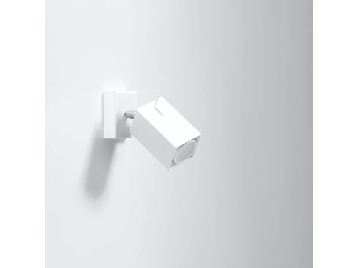 Kinkiety nowoczesny Briow, stal - 1 źródło światła 4000K - L.8 x H.8 cm - biały 4751266 - obrazek 1