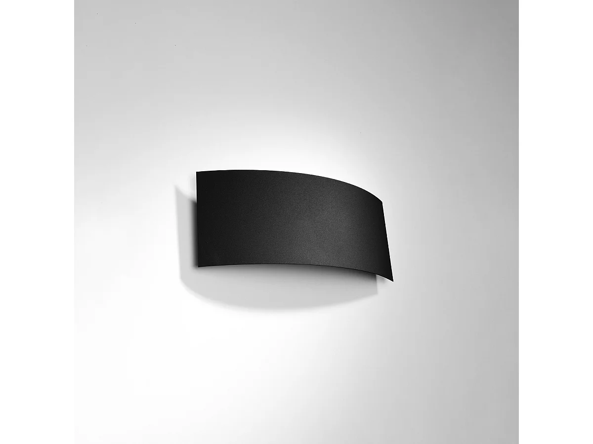Kinkiety nowoczesny Terrium, stal - 2 źródło światła 4000K - L.34 x H.14 cm - czarny 4751288 - obrazek 1