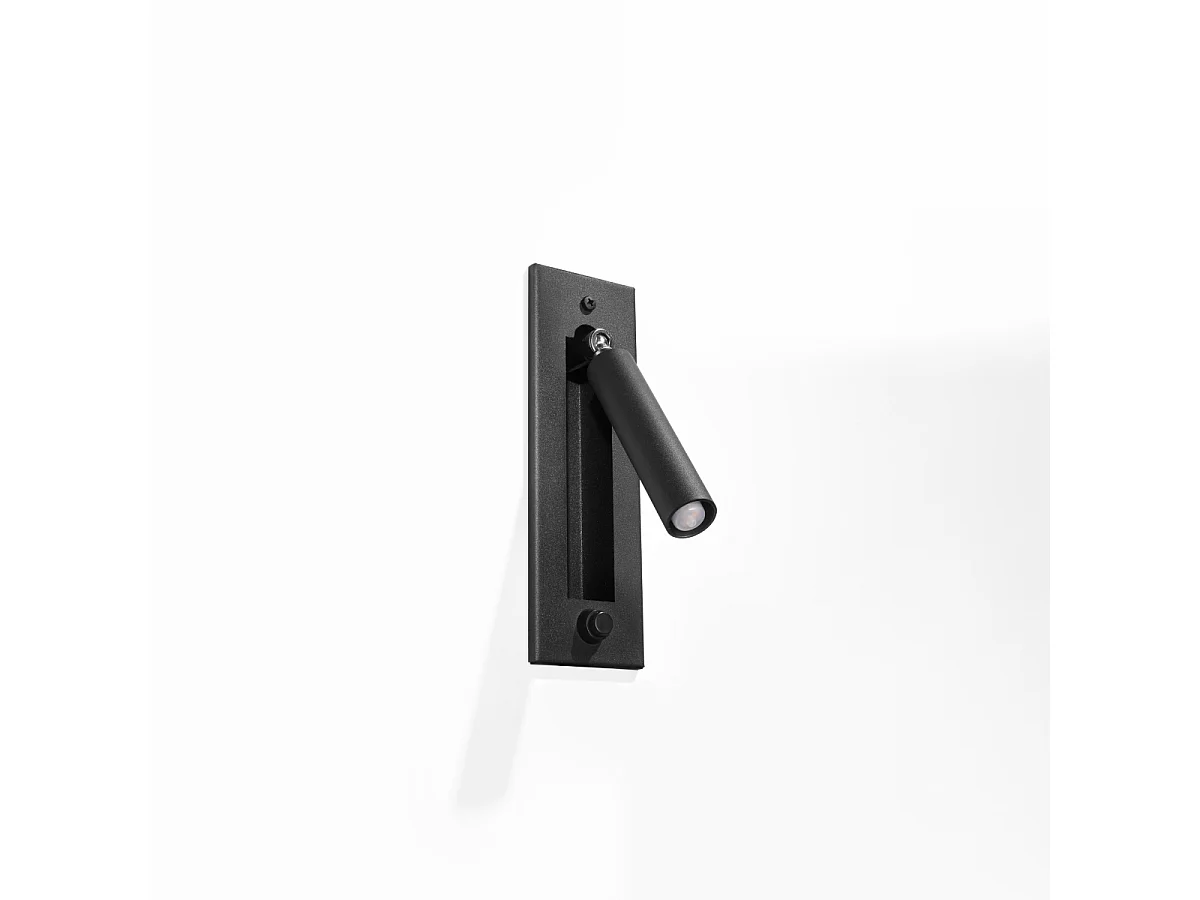 Kinkiety nowoczesny Zarenex, stal - 1 źródło światła 4000K - L.6.5 x H.20 cm - czarny 4751294 - obrazek 1