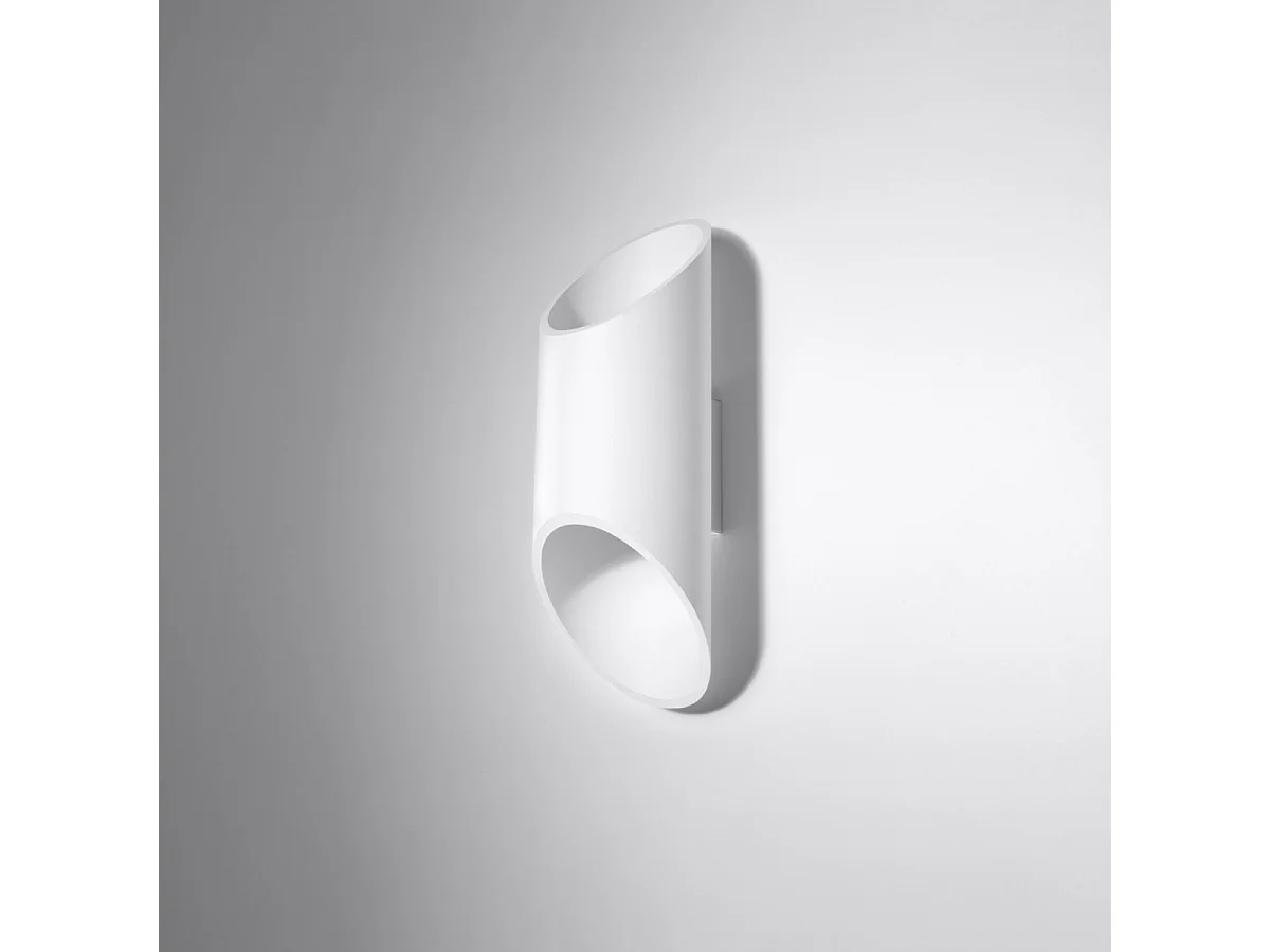 Kinkiety nowoczesny Zitiex, aluminium - 1 źródło światła 4000K - L.10 x H.30 cm - biały 4751326 - obrazek 1