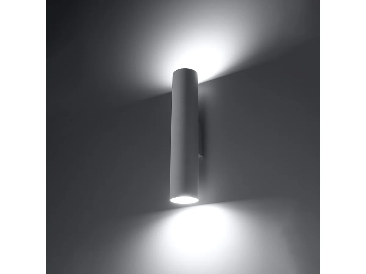 Kinkiety nowoczesny Toris, stal - 2 źródło światła 3000K - L.6 x H.30 cm - biały 4752103 - obrazek 1