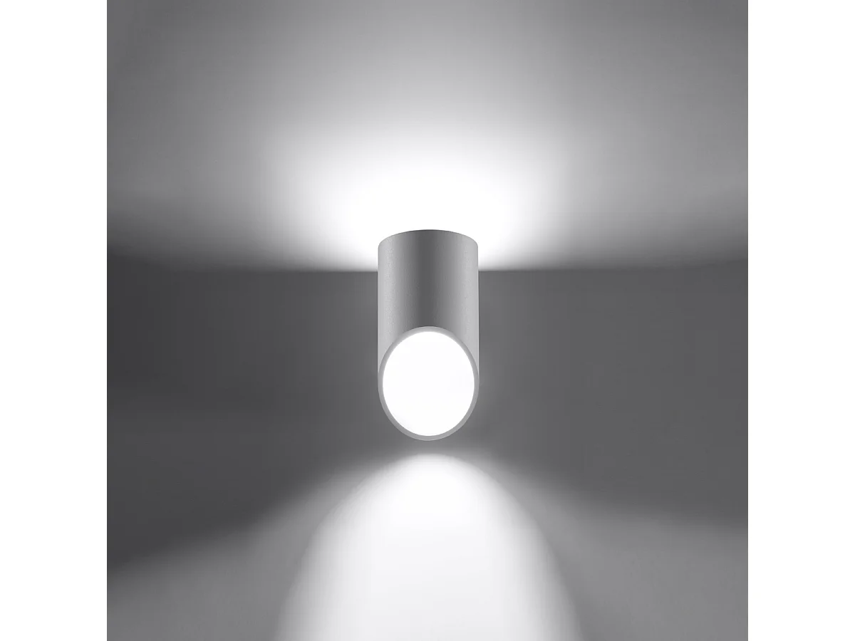 Kinkiety nowoczesny Zitiex, aluminium - 1 źródło światła 3000K - L.10 x H.20 cm - biały 4752098 - obrazek 1