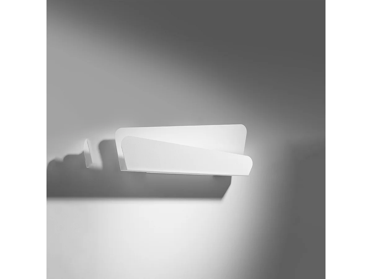 Kinkiety nowoczesny Lumivea, stal - 2 źródło światła 4000K - L.40 x H.15 cm - biały 4752119 - obrazek 1