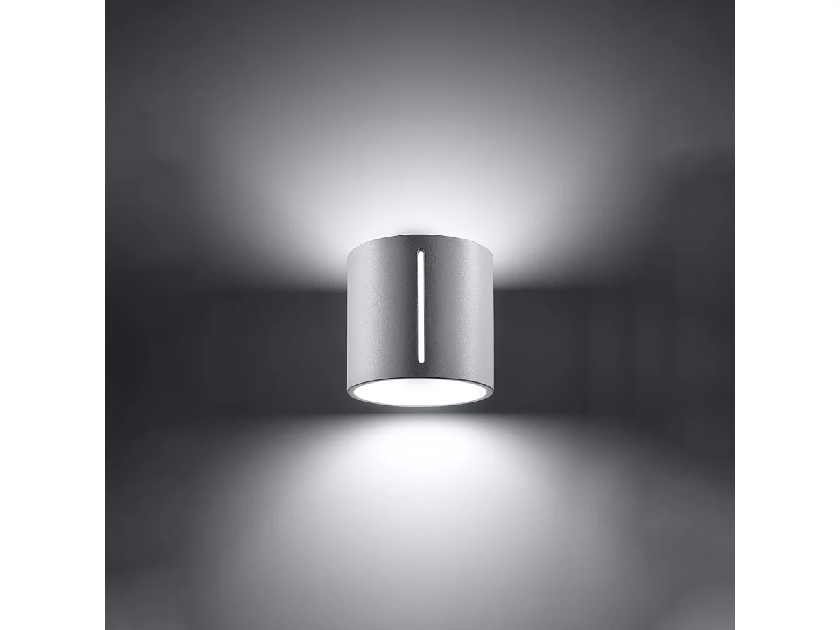 Kinkiety nowoczesny Brich, aluminium - 1 źródło światła 3000K - L.10 x H.10 cm - biały 4752152 - obrazek 1