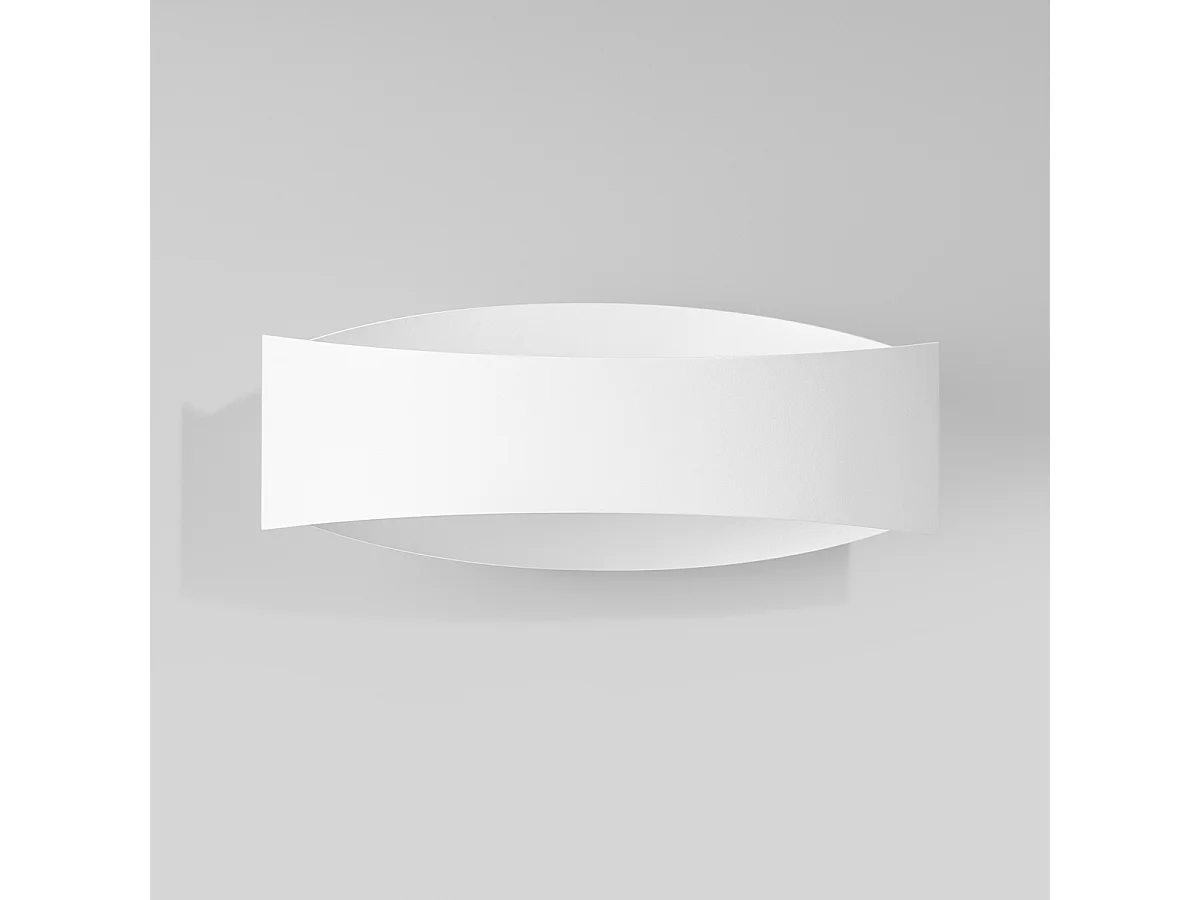 Kinkiety nowoczesny Litim, stal - 1 źródło światła 4000K - L.12 x H.12 cm - biały 4752193 - obrazek 1