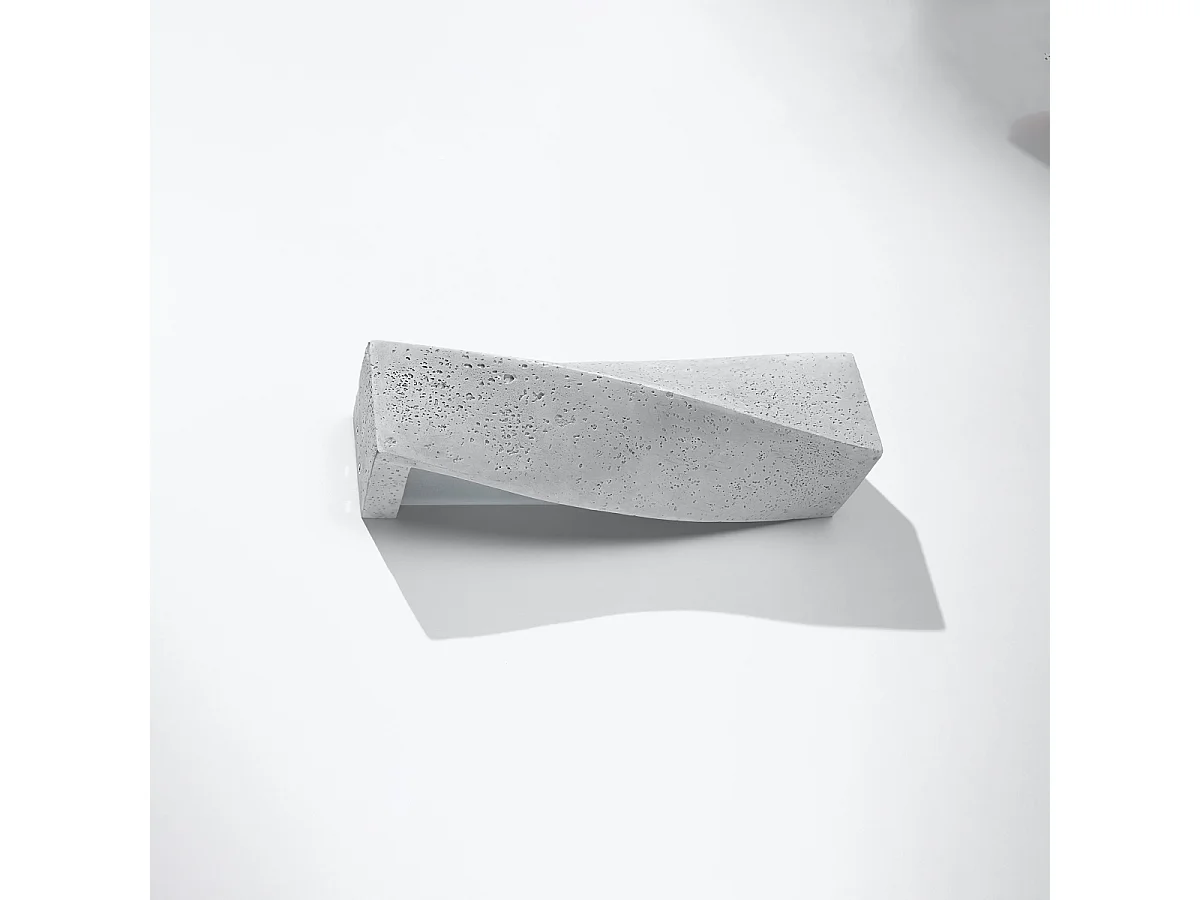 Kinkiety nowoczesny Sigmonix, beton - 2 źródło światła 4000K - L.42 x H.14 cm - szary 4752235 - obrazek 1