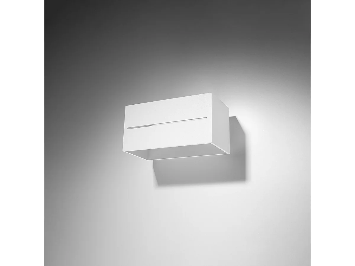 Kinkiety nowoczesny Zorbo maxi, aluminium - 2 źródło światła 4000K - L.20 x H.10 cm - biały 4752238 - obrazek 1