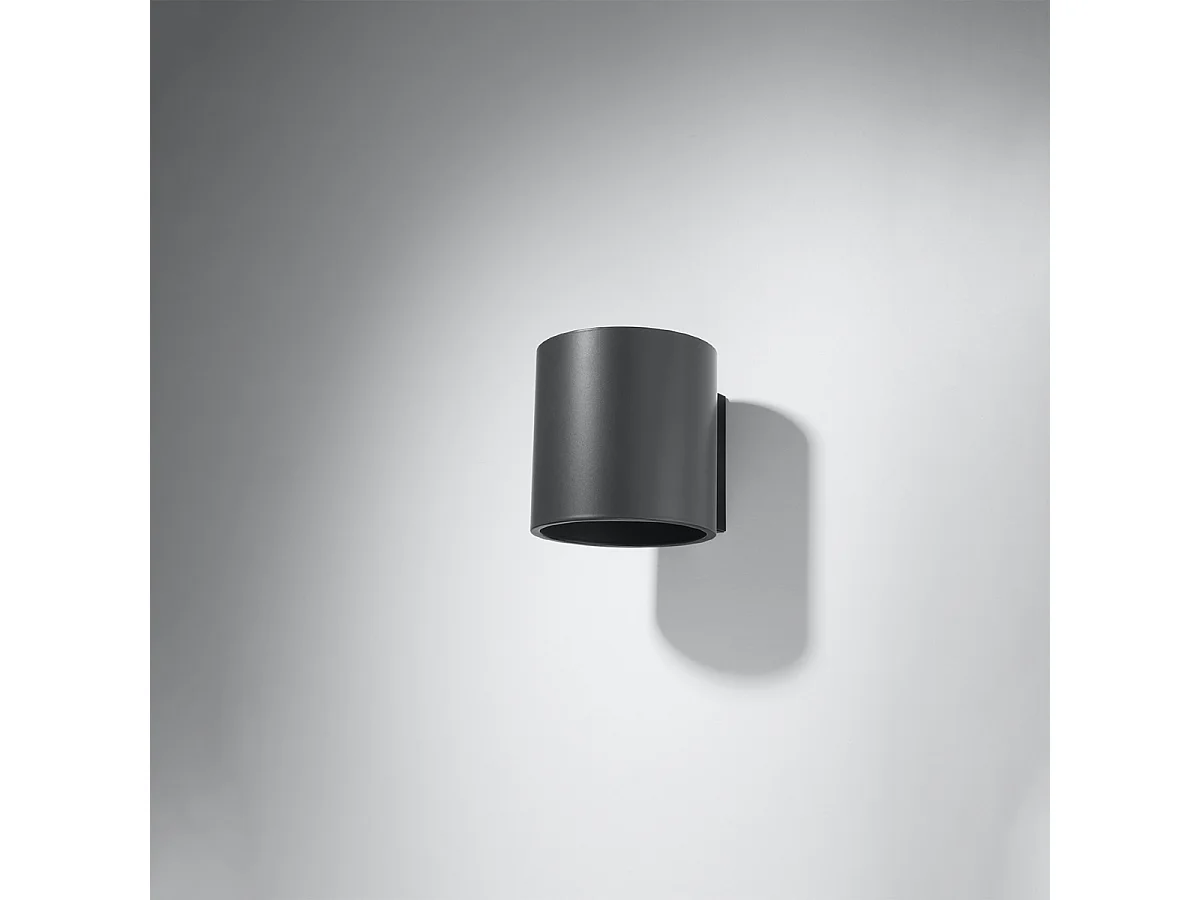 Kinkiety nowoczesny Celeris, aluminium - 1 źródło światła 4000K - L.10 x H.10 cm - antracyt 4752244 - obrazek 1