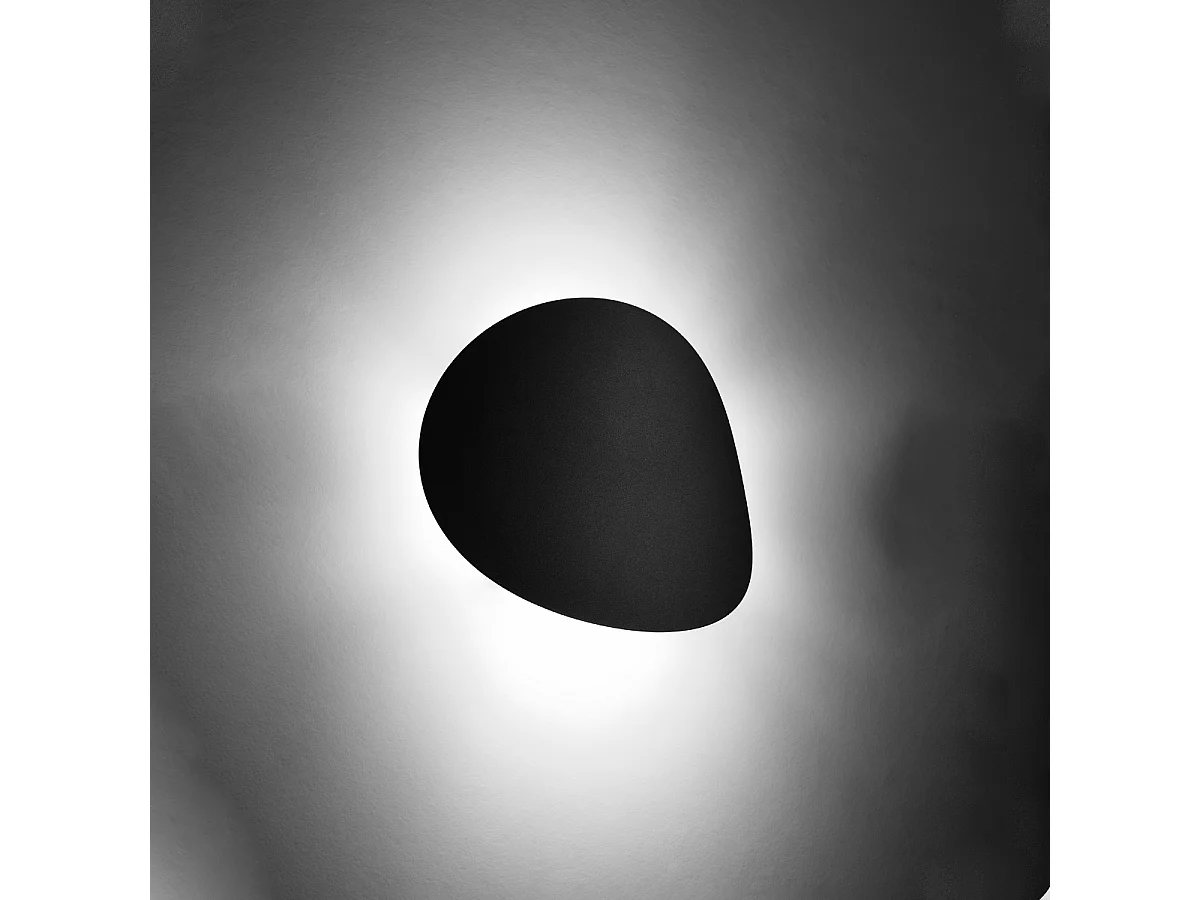 Kinkiety nowoczesny Perceptix, stal - 2 źródło światła 3000K - L.25 x H.29 cm - czarny 4752247 - obrazek 1