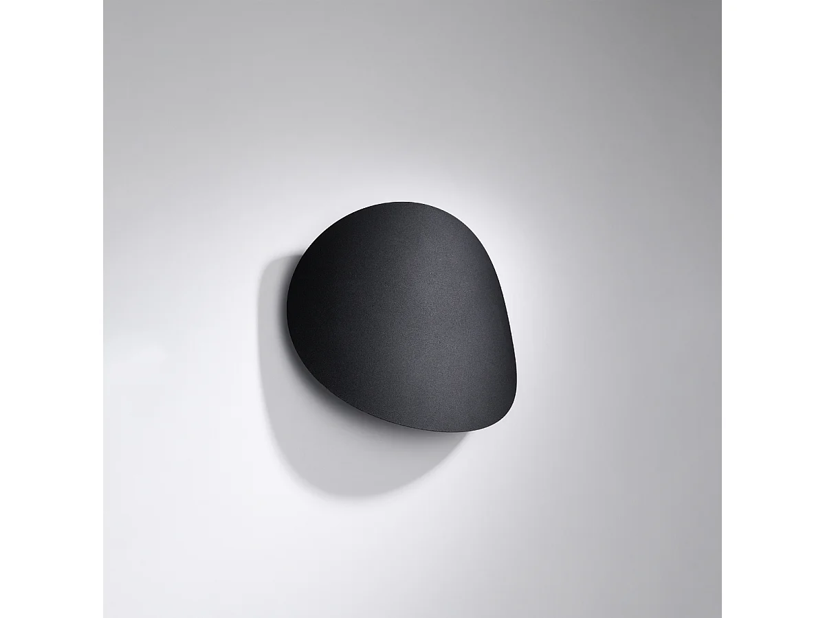 Kinkiety nowoczesny Perceptix, stal - 2 źródło światła 4000K - L.25 x H.29 cm - czarny 4752299 - obrazek 1