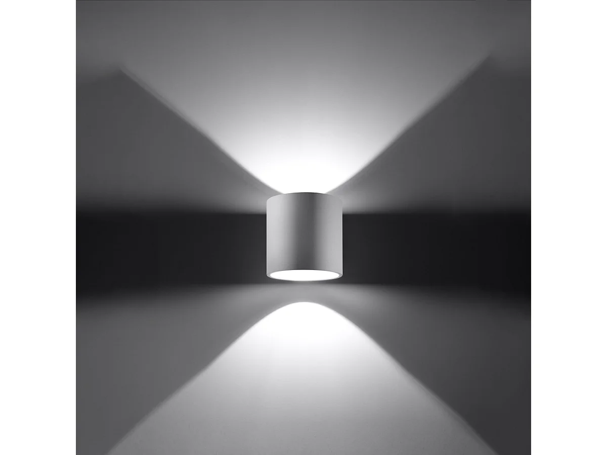 Kinkiety nowoczesny Celeris, aluminium - 1 źródło światła 3000K - L.10 x H.10 cm - biały 4752322 - obrazek 1