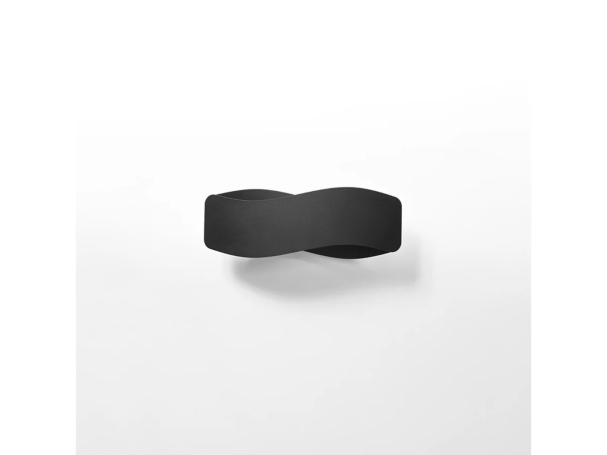 Kinkiety nowoczesny Zanila, stal - 2 źródło światła 4000K - L.40 x H.15 cm - czarny 4752327 - obrazek 1
