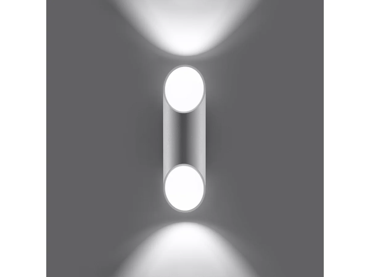 Kinkiety nowoczesny Zitiex, aluminium - 1 źródło światła 3000K - L.10 x H.30 cm - biały 4752326 - obrazek 1