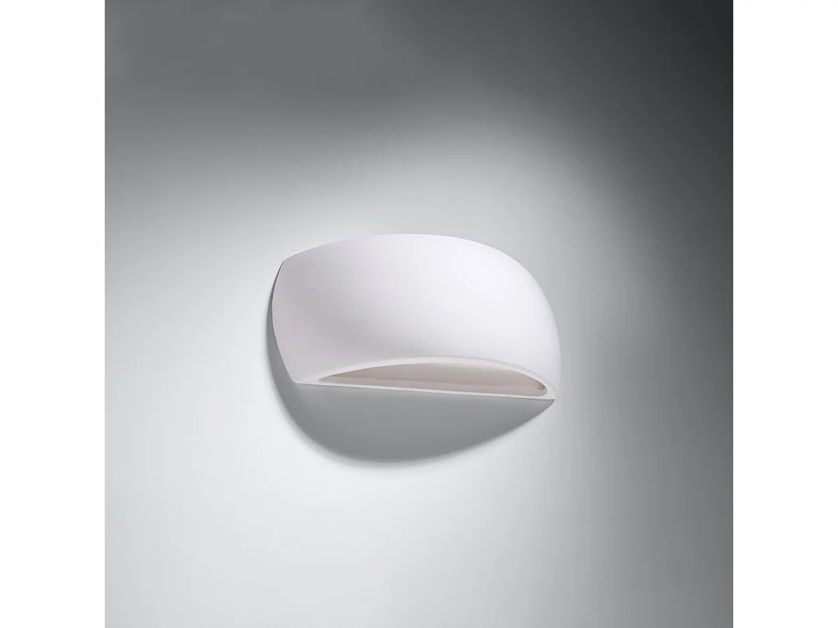 Kinkiety nowoczesny Torow, ceramika - 1 źródło światła 4000K - L.32 x H.14 cm - biały 4752375 - obrazek 1