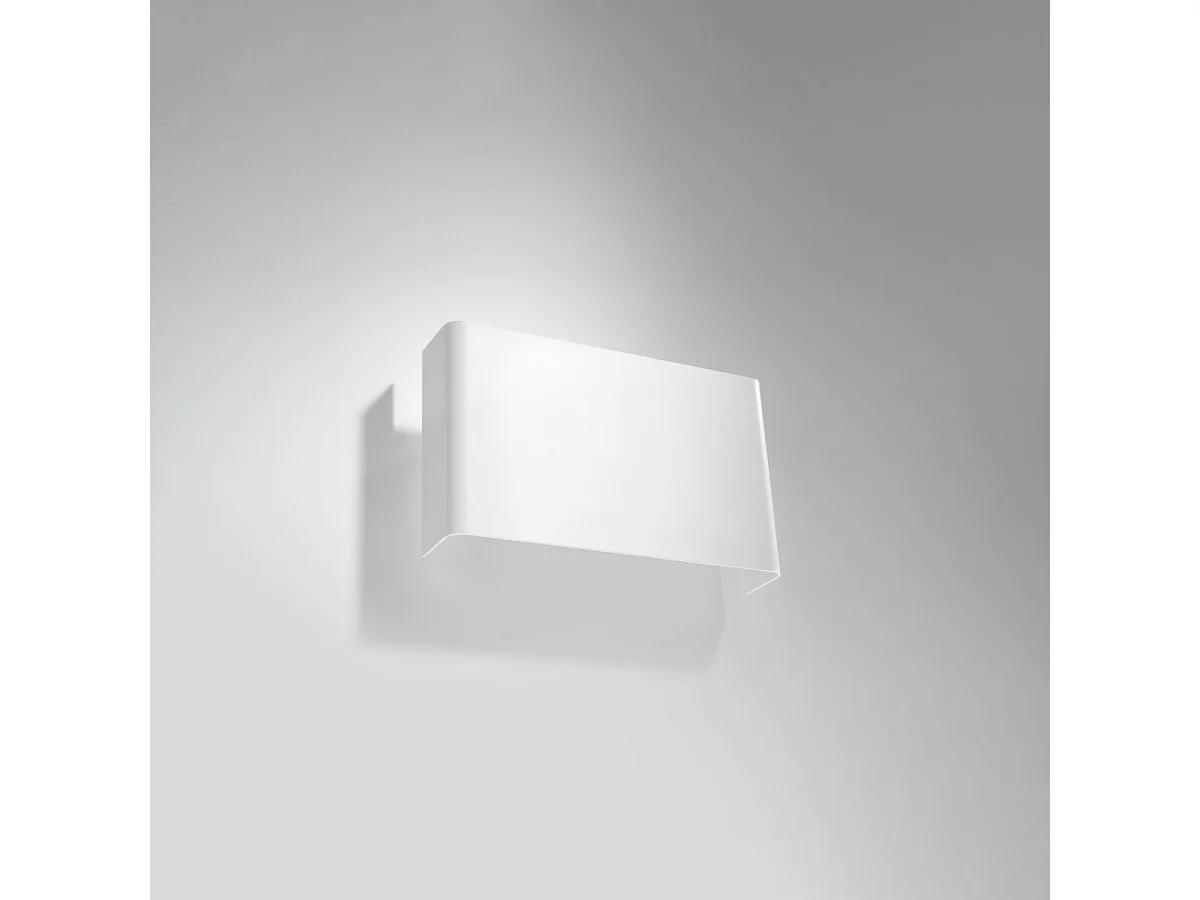 Kinkiety nowoczesny Overaqua, stal - 2 źródło światła 4000K - L.25 x H.15 cm - biały 4752393 - obrazek 1