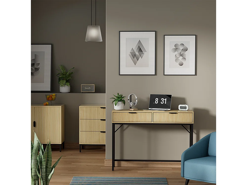Biurko dąb 100x30x75 lennox 4783491 - obrazek 1