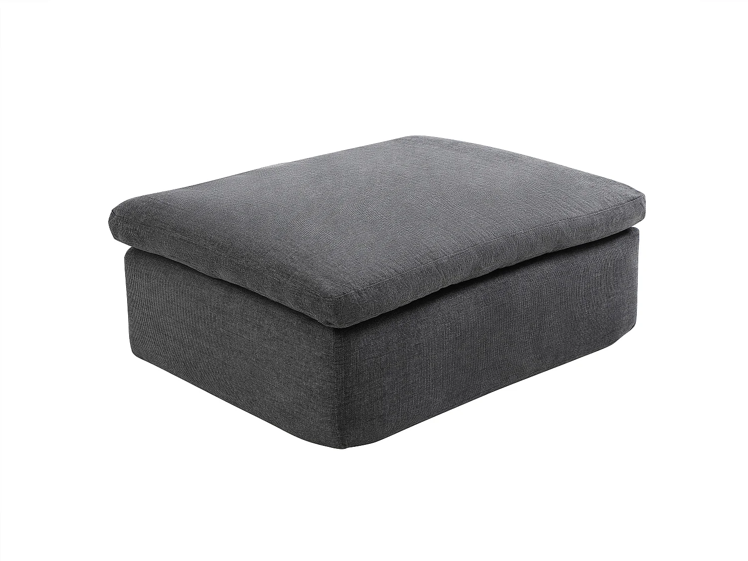 Pufa z antracytowej tkaniny CORTOLINE 4169229