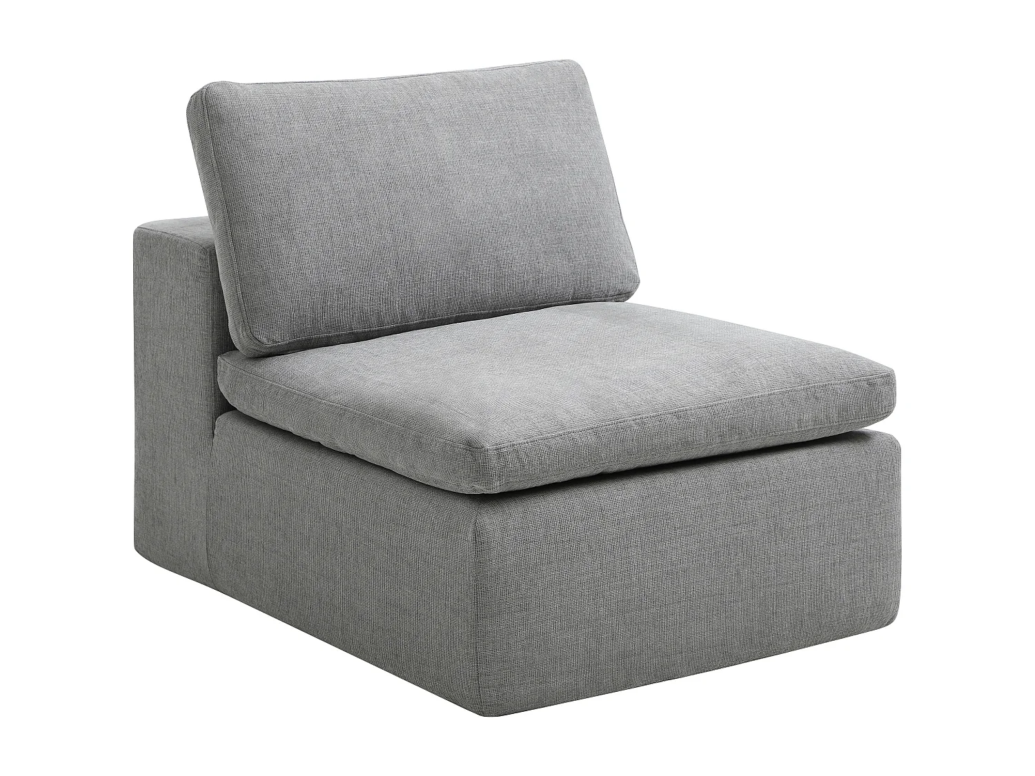 Fotel z szarej tkaniny CORTOLINE 4169232