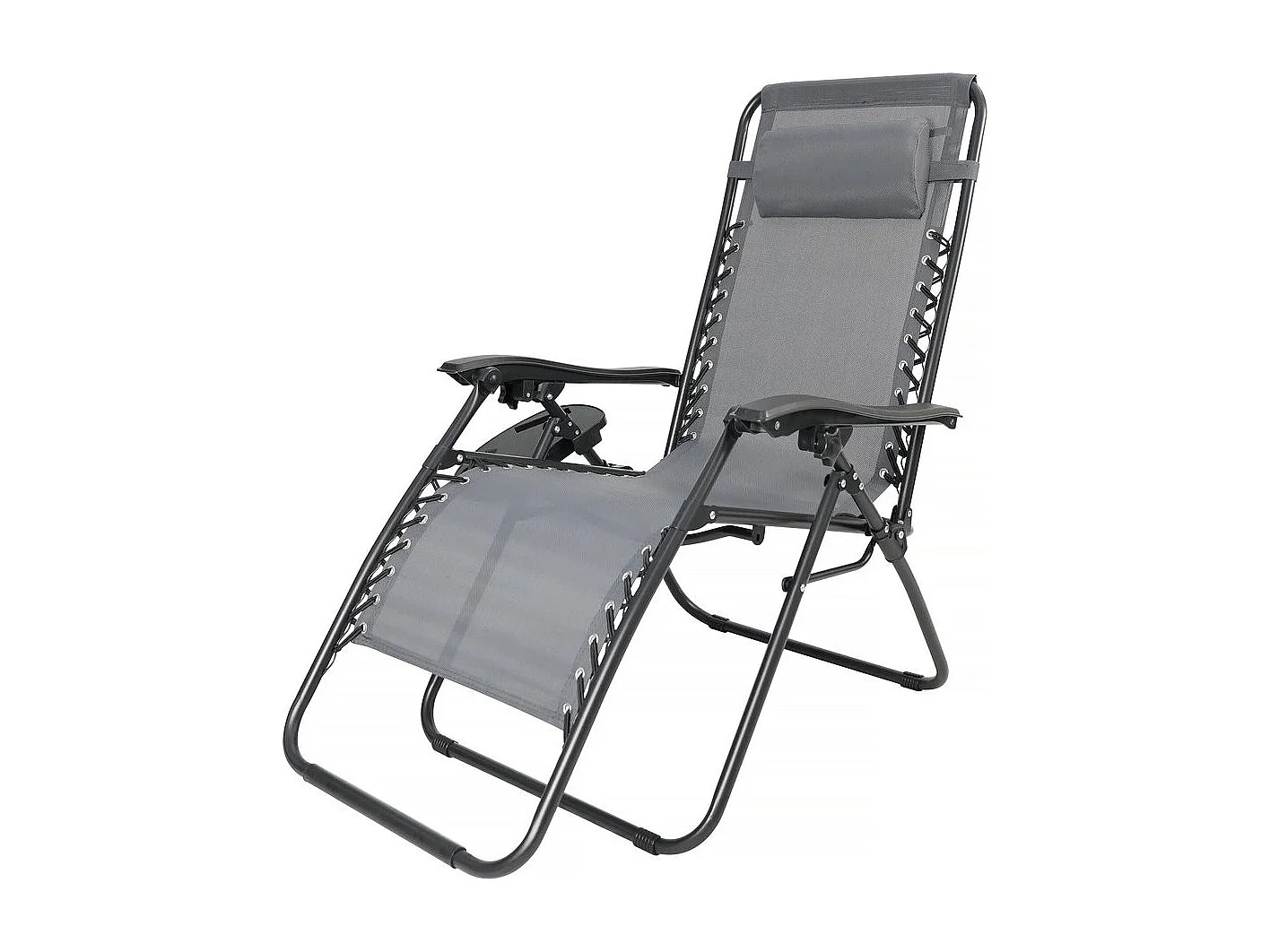 Fotel ogrodowy "Sintra" zero gravity recliner - szary 3769096 - obrazek 1