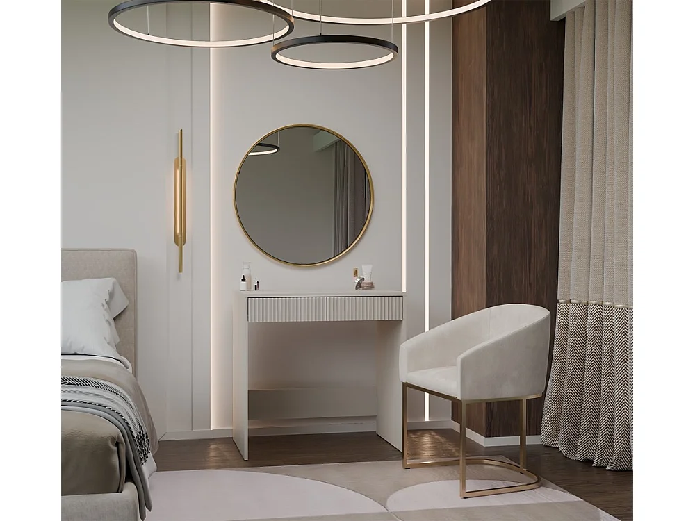 Biurko MARINA 2S SLIM | Kaszmir |81x50x80 | Nowoczesne biurko 4089542