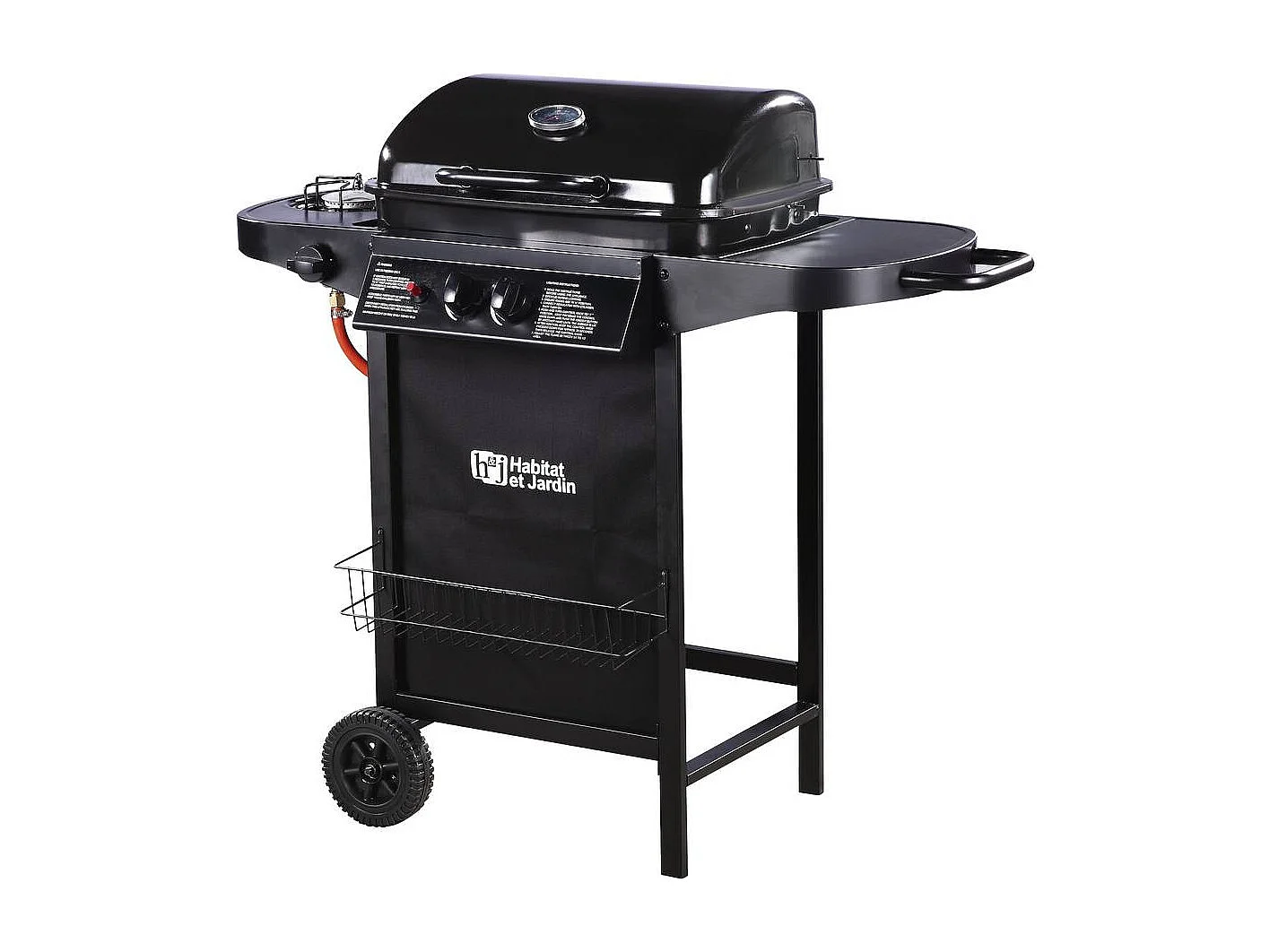 Grill gazowy "Party 3" - Czarny 501871 - obrazek 1