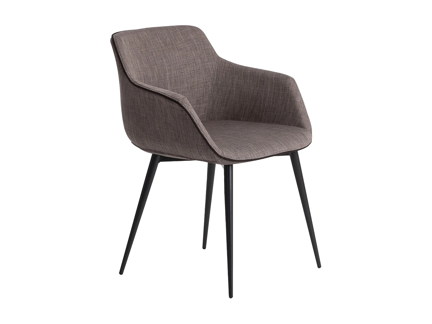 Ciemnoszare krzesło materiałowe 4005 ANGEL CERDA 240707