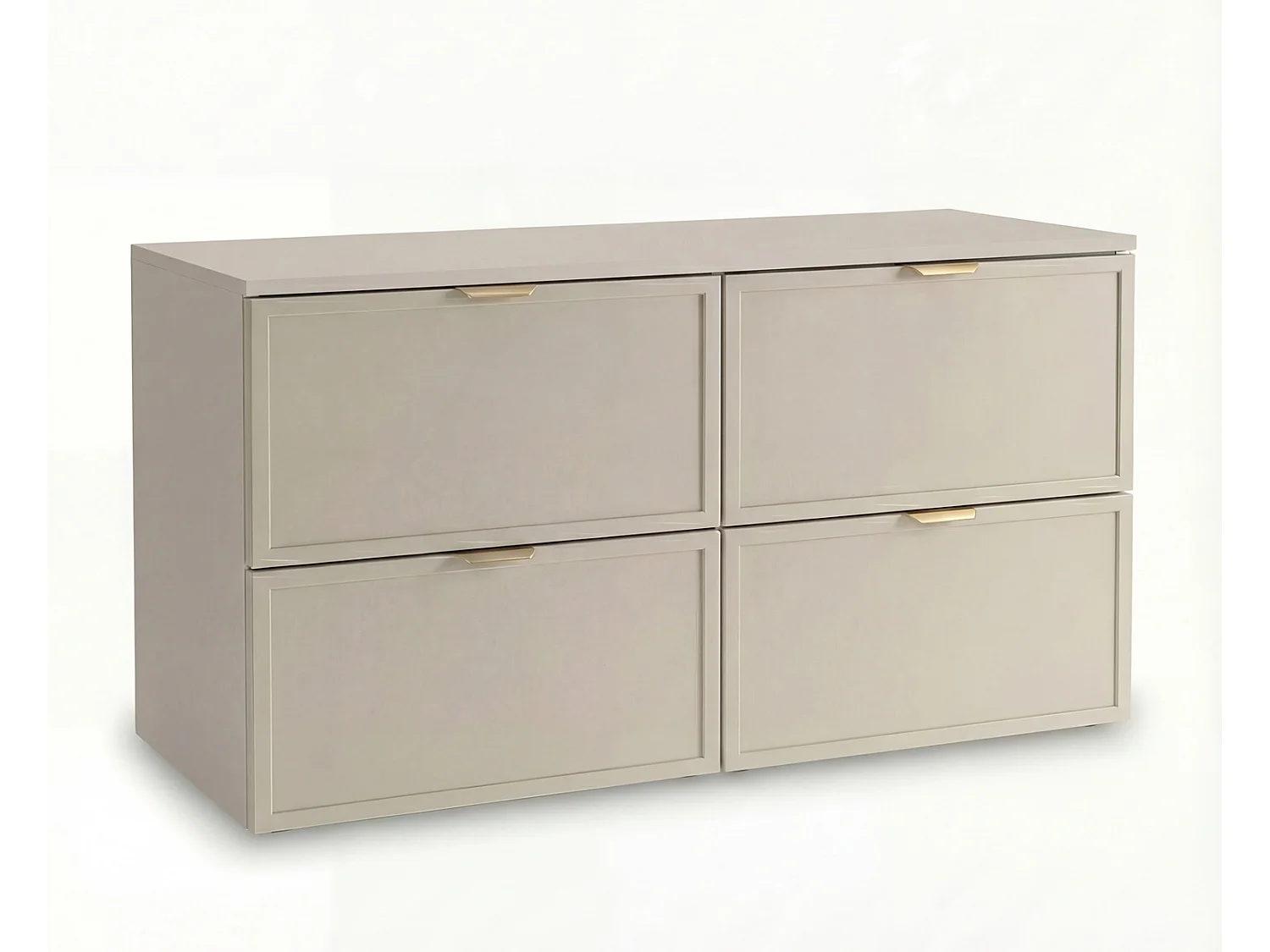 Kaszmirowa Szafka pod Umywalkę z Blatem 120cm Fronty Ramka Roma 4894619 - obrazek 1