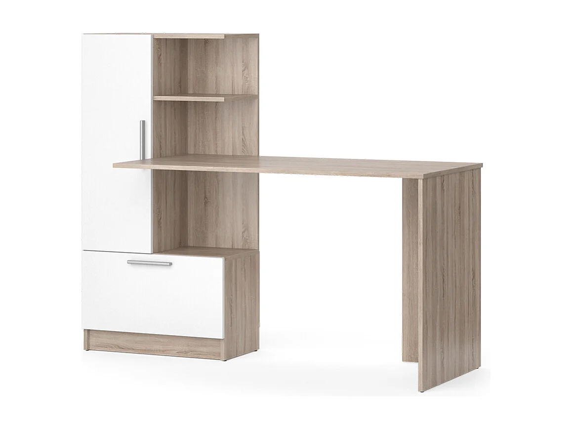 Biurko sonoma/biały 150×59.3×120.1 tomy 4783538