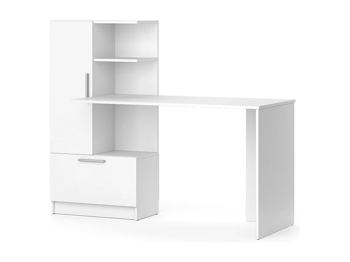 Biurko biały 150x59.3x120.1 tomy 4783573 - obrazek 1