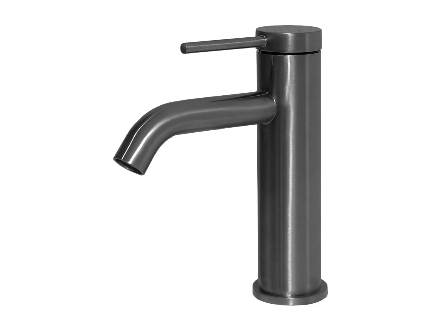 Lollipop bateria umywalkowa niskie szary metaliczny – Essebagno 1385333