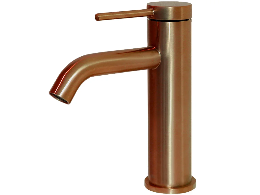Lollipop bateria umywalkowa niska szczotkowanej miedzi – Essebagno 1385335