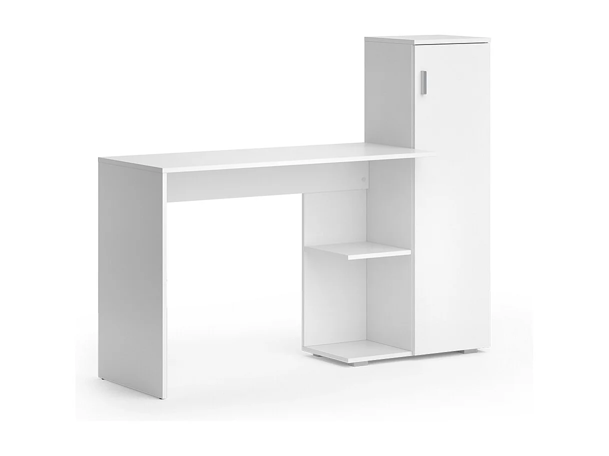 Biurko komputerowe biały 141.2x45.2x113.2 ritz 4783897 - obrazek 1