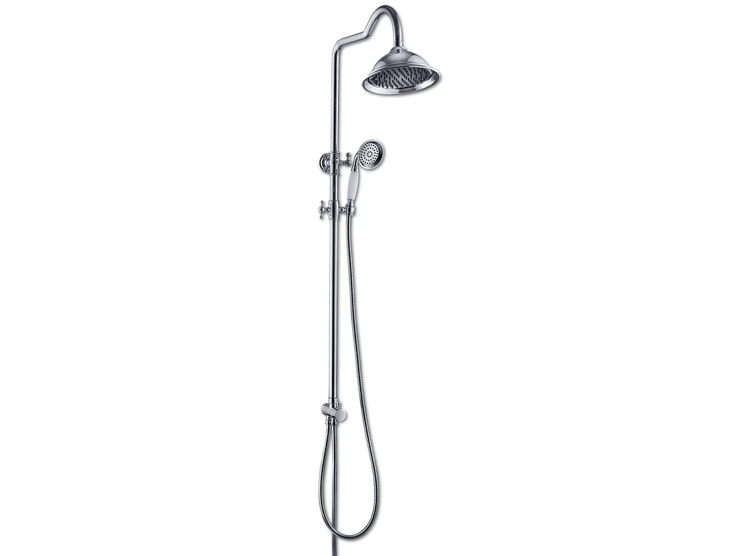 Leeds kolumna prysznicowa bez baterii chromowana – Essebagno 4898159