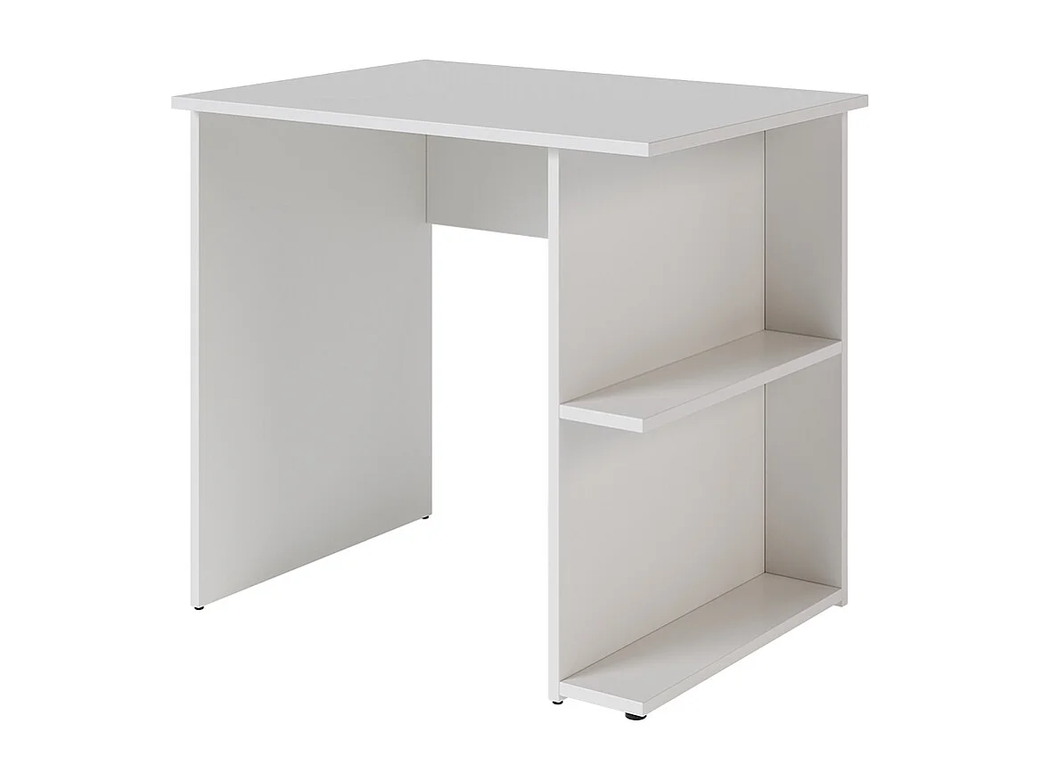 Biurko biały 82x60x76 simple 4783472 - obrazek 1