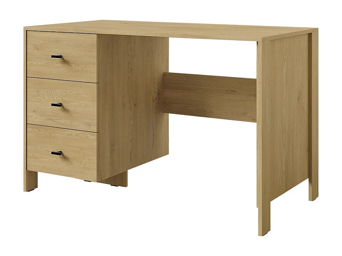 Biurko z szufladami Ethan 3S 120 Dąb Cremona 4901050 - obrazek 1