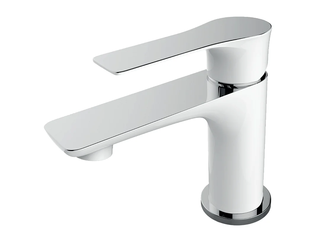 Lover biała chromowana bateria umywalkowa – Essebagno 4908100