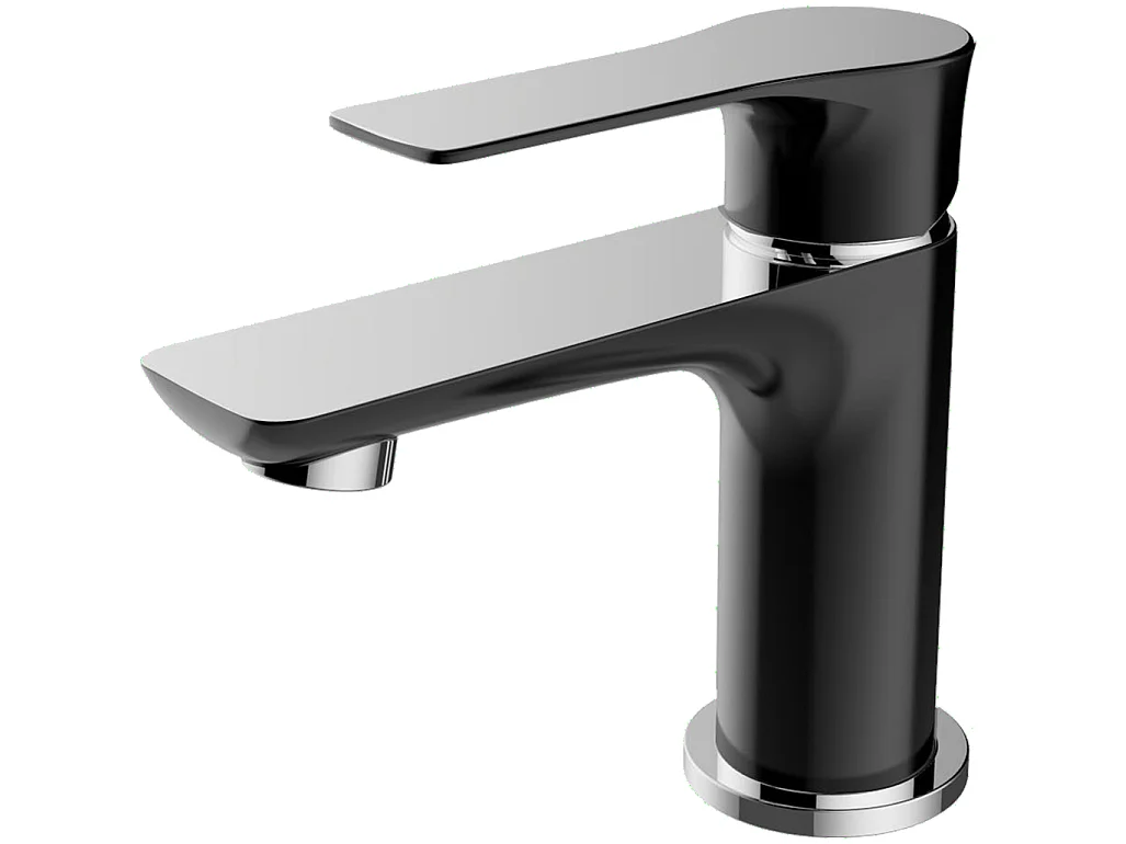 Lover czarna chromowana bateria umywalkowa – Essebagno 4908099