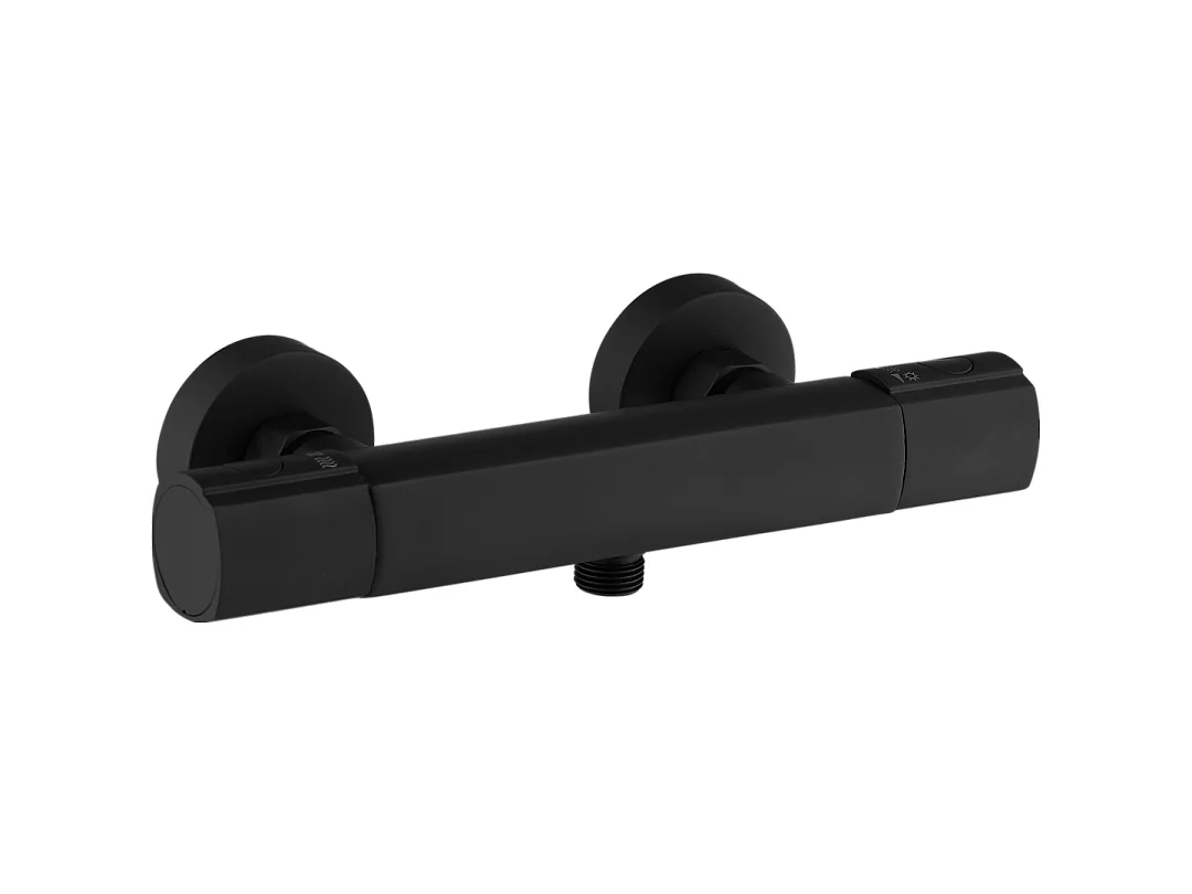 Carra termostatyczna bateria prysznicowa czarna – Essebagno 4917125