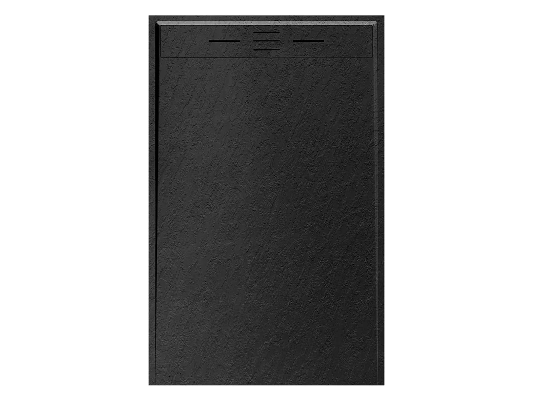 Brodzik prysznicowy z żywicy 120 x 80 Czarny łupina - Essebagno 1863241 - obrazek 1