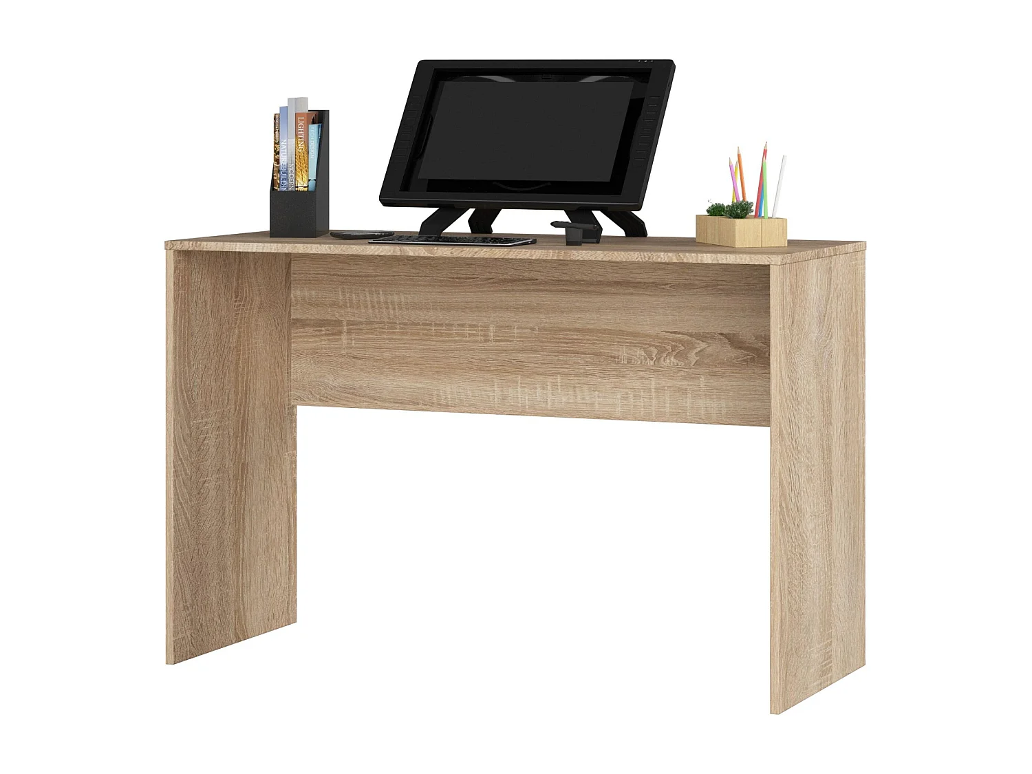 Biurko AKORD B17 Dąb Sonoma 120 cm kolor Dąb Sonoma mat 120x50x79 cm 1870671