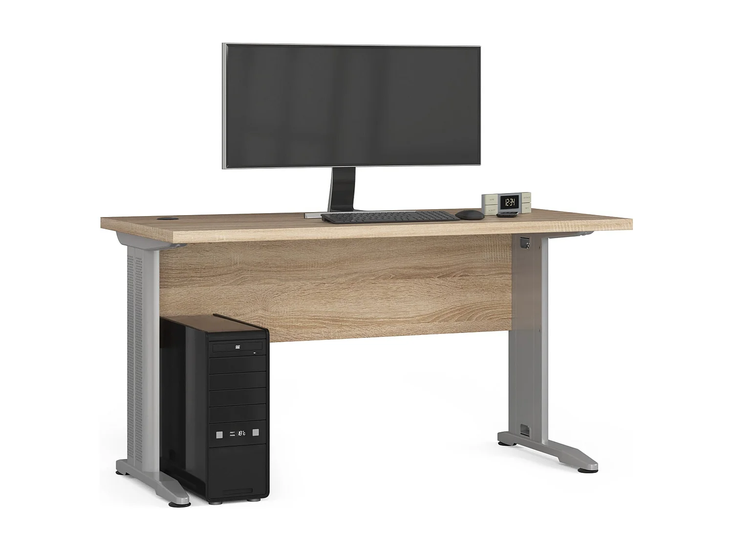 Biurko AKORD BM135 Dąb Sonoma 135 cm kolor Dąb Sonoma mat 135x60x76 cm 1870901