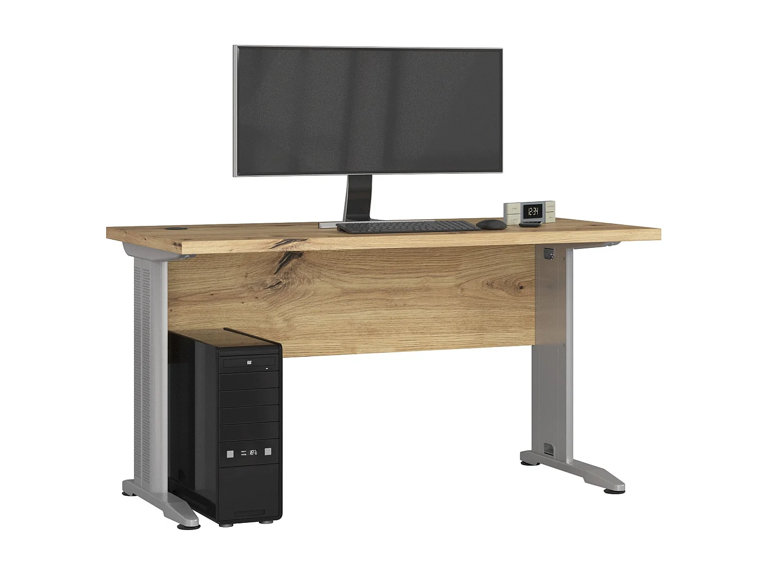 Biurko AKORD BM135 Dąb Artisan 135 cm kolor Dąb Artisan mat 135x60x76 cm 1870903