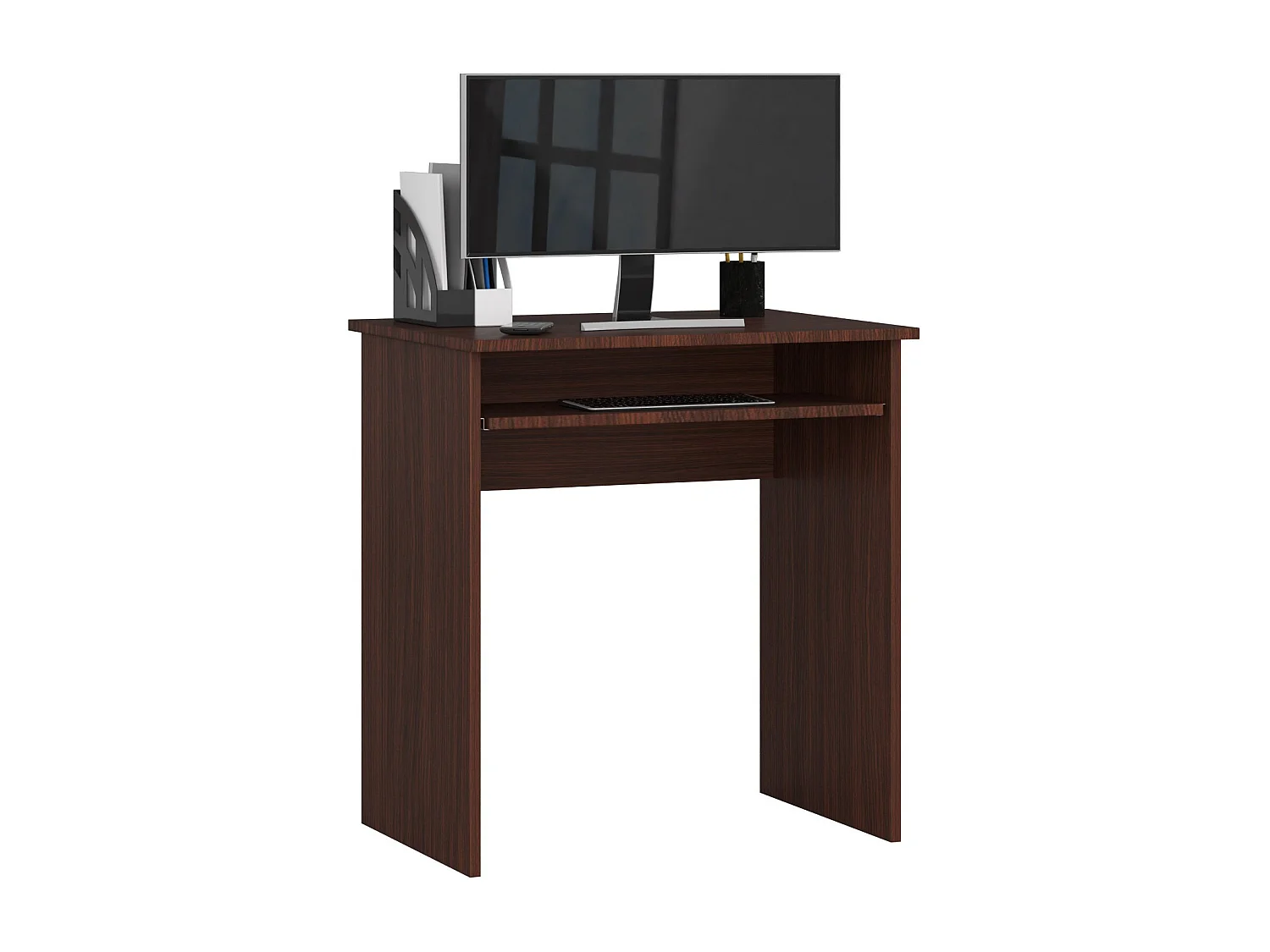 Biurko AKORD STAR Wenge 68 cm kolor Wenge mat 1 półka 68x51x74 cm 1871127