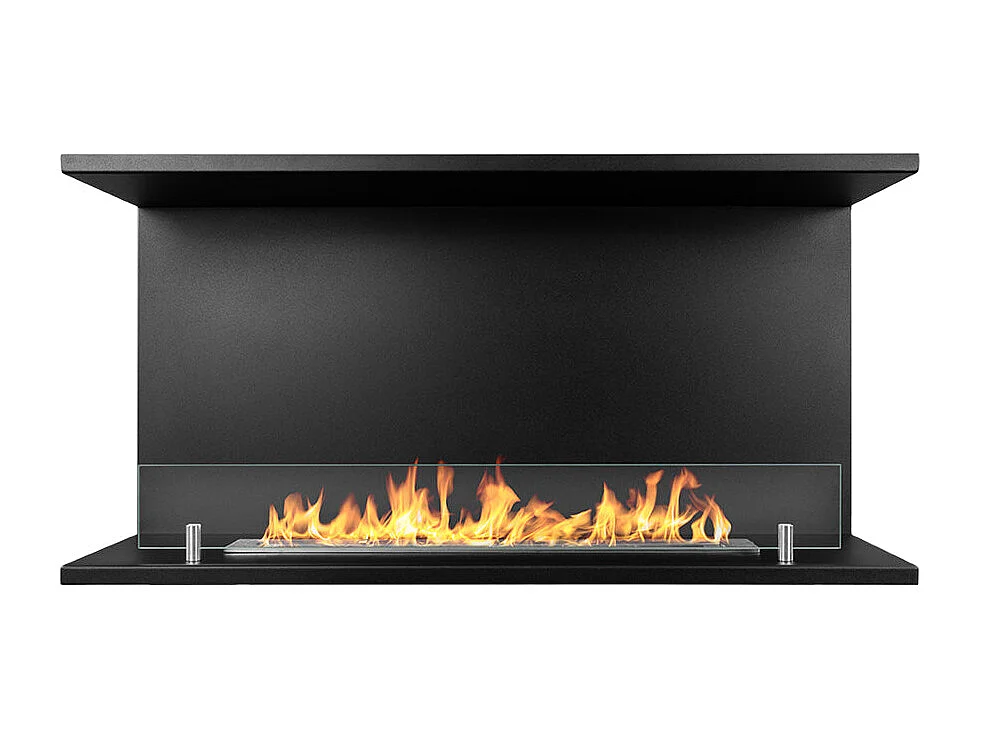 Kominek bioetanolowy do zabudowy TREVI 90, 3-stronny, 3-stronny, 90×45 cm 3578830