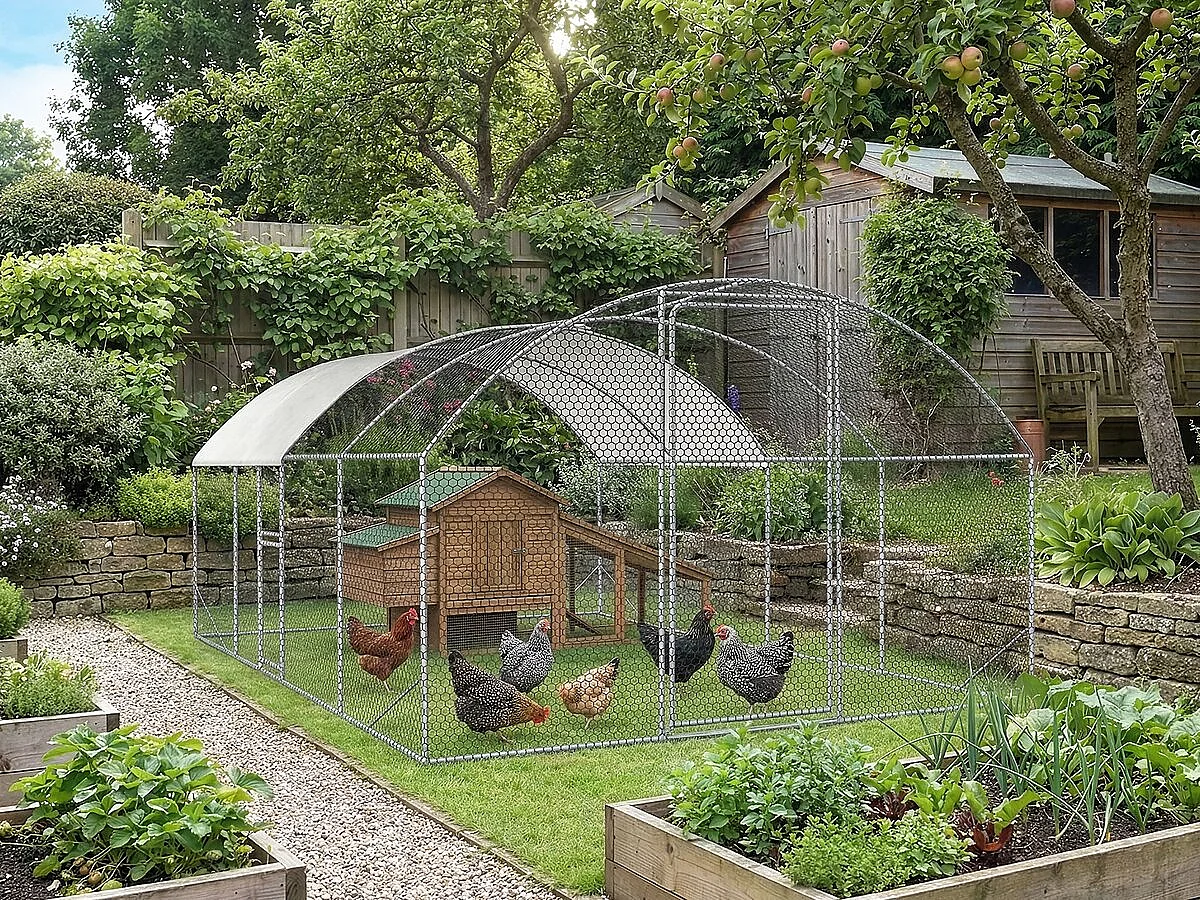15 m² kurnik kopułowy „Cocorico” – 5 x 3 m – stal ocynkowana 4807400