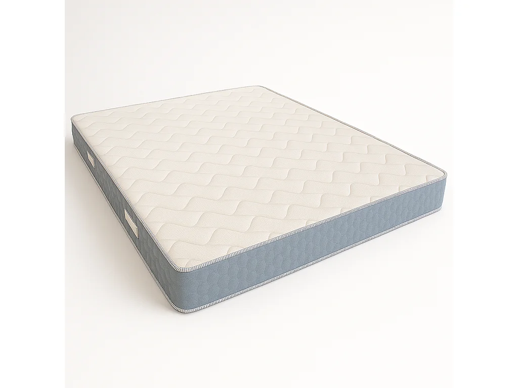 Leo | Materac ortopedyczny francuski 135×190 cm z Waterfoam i pianką Memory | Wysokość 22 cm | Wyrób medyczny kl.1 | Hipoalergiczny | Wyprodukowany we Włoszech 4259205