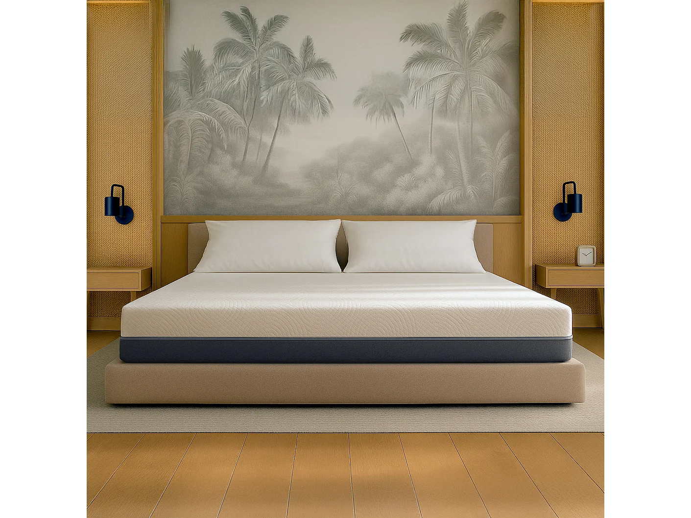 Boreal | Materac 140×190 Memory & Waterfoam | Wys. 22 cm | Ortopedyczny, Hipoalergiczny, Przeciw roztoczom | Wyrób Medyczny | Pokrowiec zdejmowany i oddychający 4259202